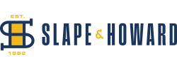 Logo featuring a stylized S and H with the words "Slape & Howard"