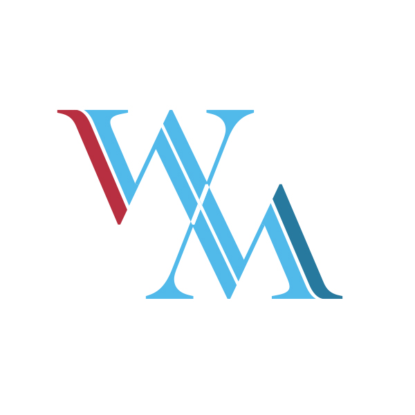 Stylized W and M logo